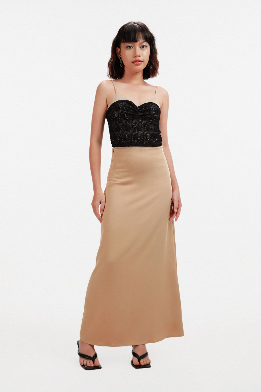 ワンピース TAGLIATORE Women Mid Skirts 190043 T ALICYA10 A1178 Beige 20240910-039-BEIGE-01__39328.